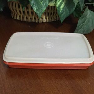 Vintage Tupperware Bacon Keeper/ Hotdog